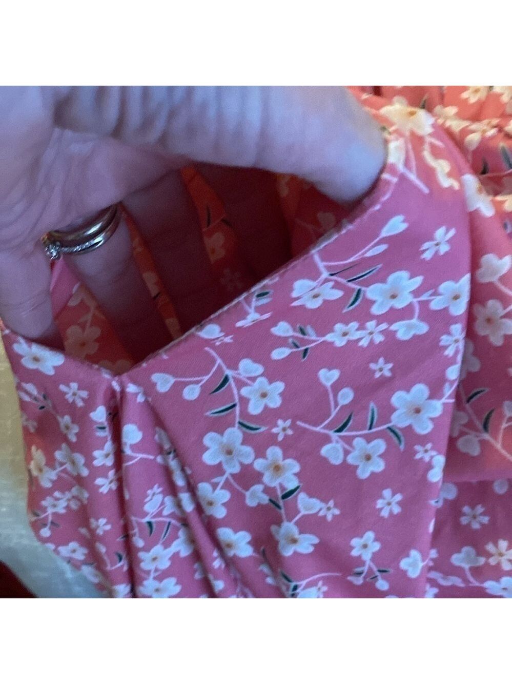 Styleworld Pink White Summer Dress XL - Picture 6 of 6